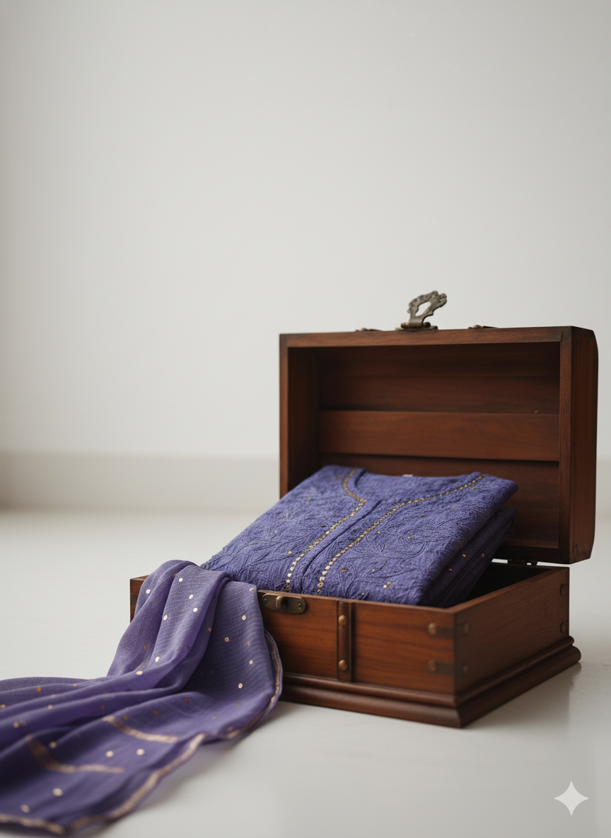 Want to gift someone from Vintage Chikankari