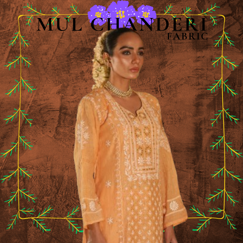 Mul Chanderi Fabric