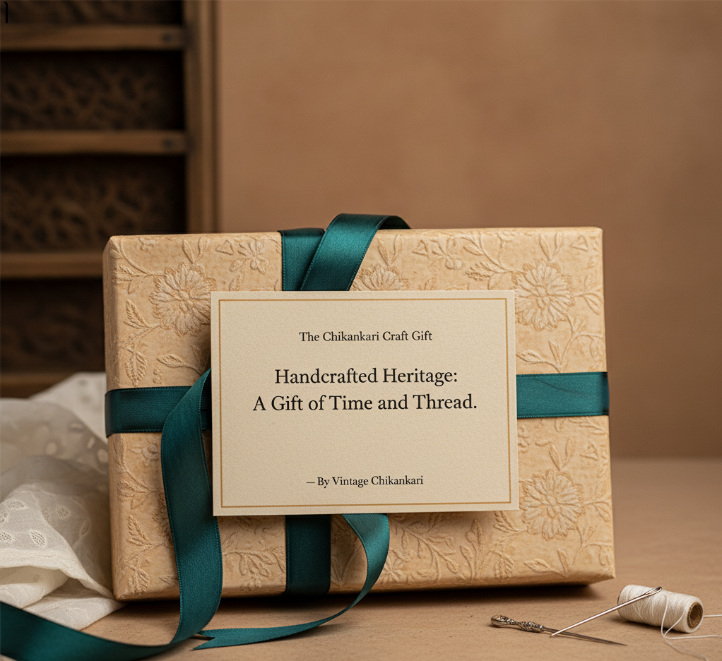 The Chikankari Craft Gift Card - Vintage Chikankari