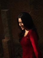 Riswana Red Rayon Chikankari Mukaish Kurti with High Quality White Rayon Palazzo with Fine Chikankari And Mukaish Handwork